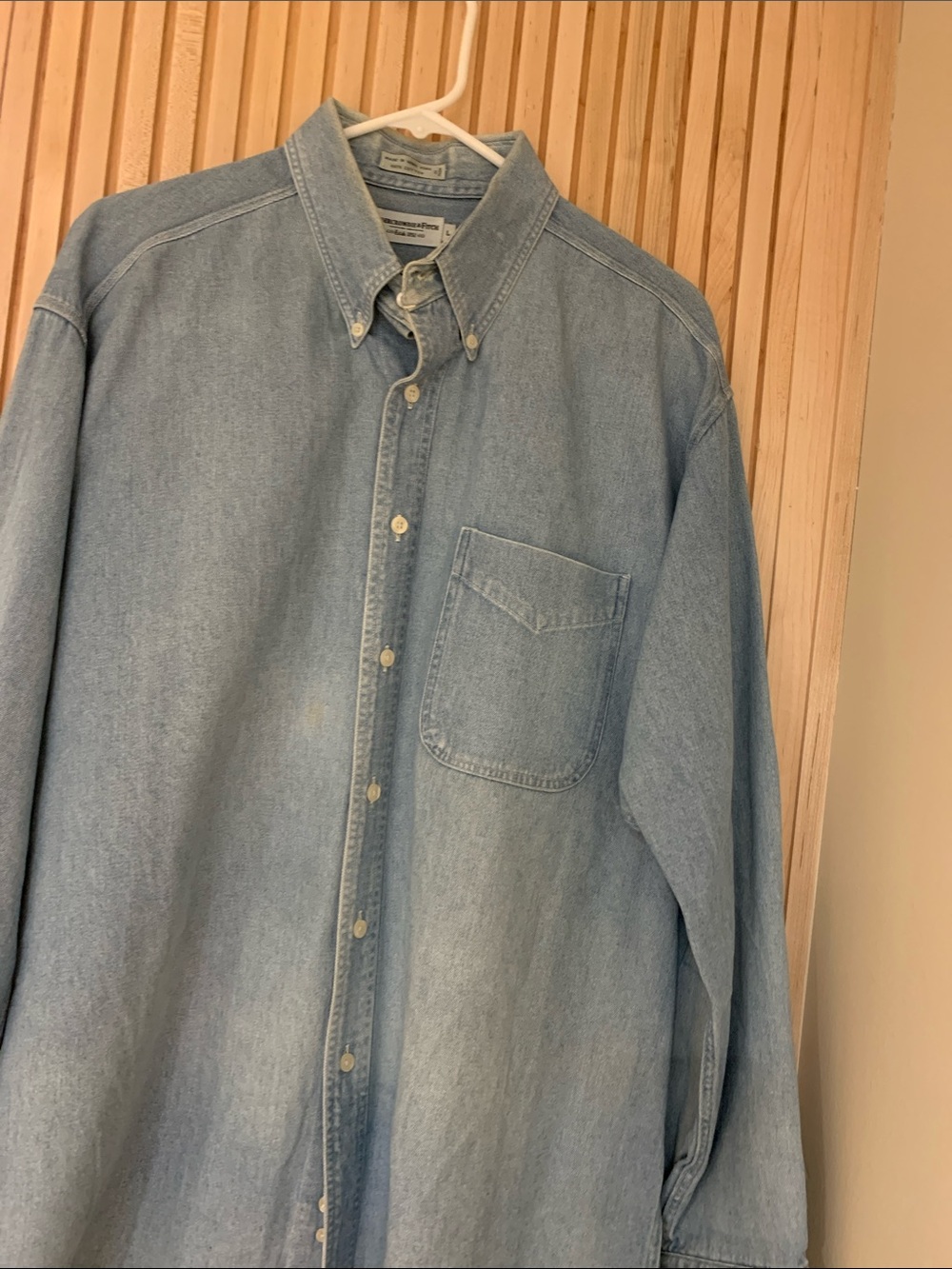 Abercrombie & Fitch Light Blue Denim Shirt